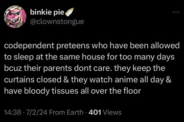 clownstongue 7-2-24 PEDOPHILIA SHIT.jpg clownstongue 7-2-24 PEDOPHILIA SHIT.jpg