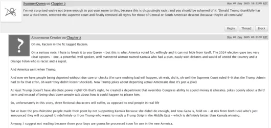 racist comment.PNG racist comment.PNG