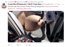 Screenshot_2019-08-20 Crystal Blue🎂September 15th🎂 Virgo Baby ( CrystalBlue420) Twitter(4).png Screenshot_2019-08-20 Crystal Blue🎂September 15th🎂 Virgo Baby ( CrystalBlue420) Twitter(4).png