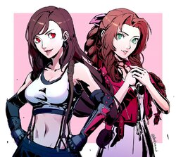 #FF7 - Aeris & Tifa B1.jpg