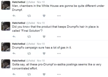 Despite all his twitter friends being SJWs, nobody clicks like - anti-Trump tweets.PNG