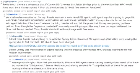 The Russians have compromised the FBI. - Repeat - THE FBI IS COMPROMISED.PNG