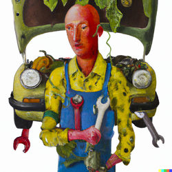 DALL·E 2022-08-05 16.56.29 - A car mechanic as drawn by Arcimboldo..png