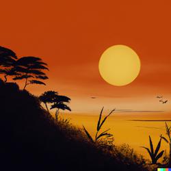 DALL·E 2022-08-06 13.51.05 - Island sunset in _1894 Japanese art style_.png