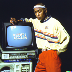 DALL·E 2022-08-06 13.49.28 - Tupac Shakur in a Japanese Sega Saturn TV commercial, 1995.png