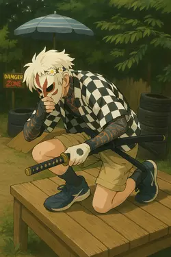 Xavier Katana kneel.png