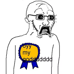 48870 - arm award badge ear glasses open_mouth scared soyjak stubble subvariant:doctos teeth ...webp