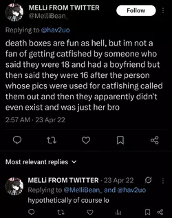 Some tweets on his relationships.webp