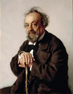 Илья Репин - Портрет А. Ф.Писемского (1880) (1610×2048).webp