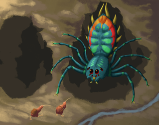 Encounter With a Spider.webp