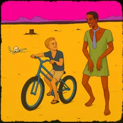 Ahumanteachinghissonhowtorideabike.png