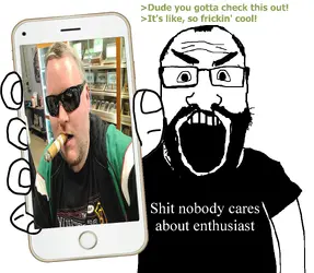 163007 - soybooru.com - 1soyjaks arm balding beard black_shirt body clothes enthusiast glasses...png