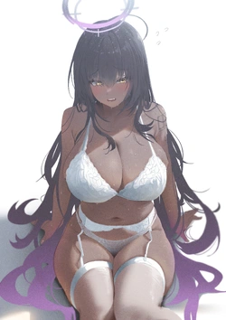 yande.re 1221700 blue_archive bra garter_belt halo kakudate_karin lingerie pantsu pascalza123 ...jpg