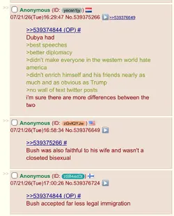 pol - Other Than Dubya Being Less of a Zionist, What's the Difference Between Them - Political...png