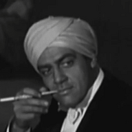 Raymond Burr in a Turban
