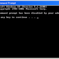 Command Prompt Disabled