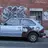 Rusted Hatchback